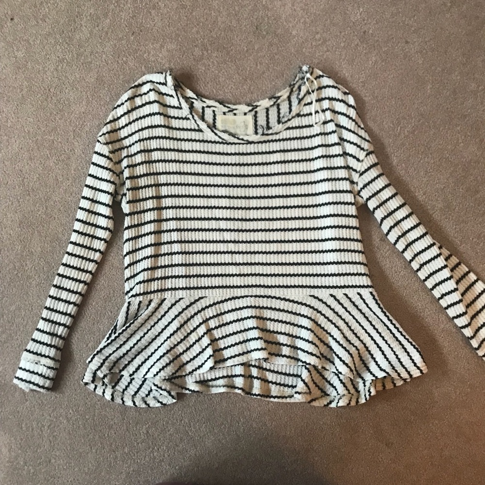 Free people peplum top